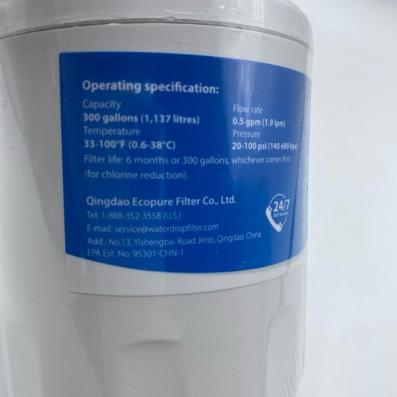 Waterdrop WD-F11B Refrigerator Water Filter Compatible With Samsung DA29-00003G - Picture 3 of 5